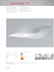 BOOMERANG LED APPLIQUE ICONE DI MINITALLUX ICONE DI MINITALLUX